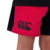 canterbury kids harlequin short scarlet black 1