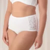 cotton lace full brief white 4