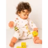 honey bee zip up romper 2