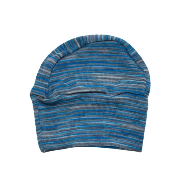 jual baby beanie blue and grey