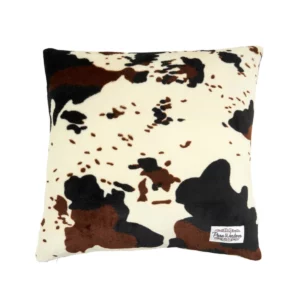 pure western cow print snuggle cushion 1