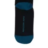 pure western crew socks black teal 2