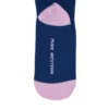 pure western crew socks navy pink 2