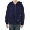 pure western tonkin zip hoodie navy 1