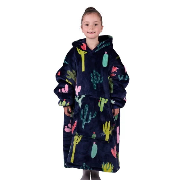 pure western childrens cactus snuggle hoodie 2