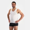 ribbed singlet 2pk white m96022 whi 3