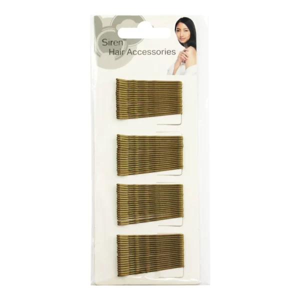 bobby pins small blonde 72pc 45mm