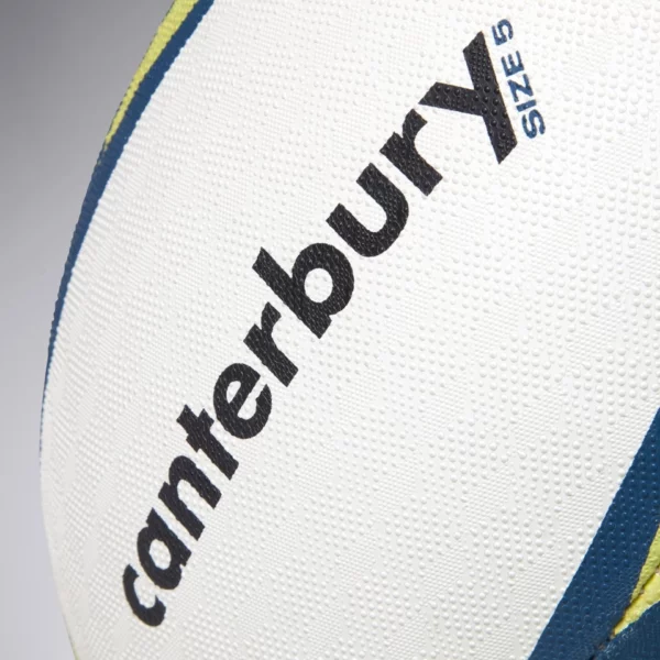ccc mentre rugby ball white lime blue 3