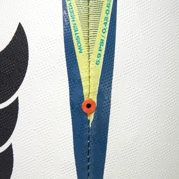 ccc mentre rugby ball white lime blue 6