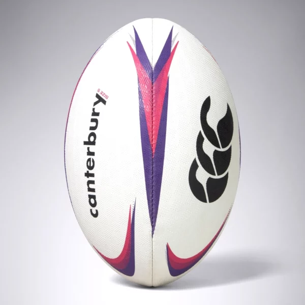 ccc mentre rugby ball white violet 2