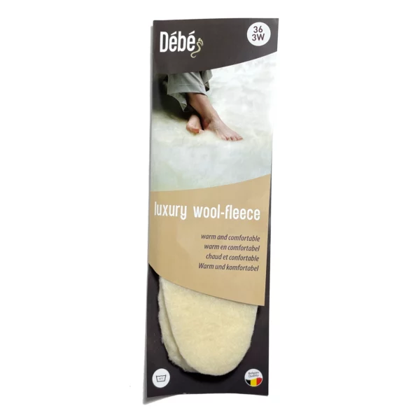 debe luxury fleece wool insole 4