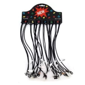 glasses cord black