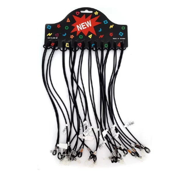 glasses cord black