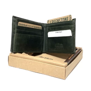 greenstone 2 fold id flap wallet 1