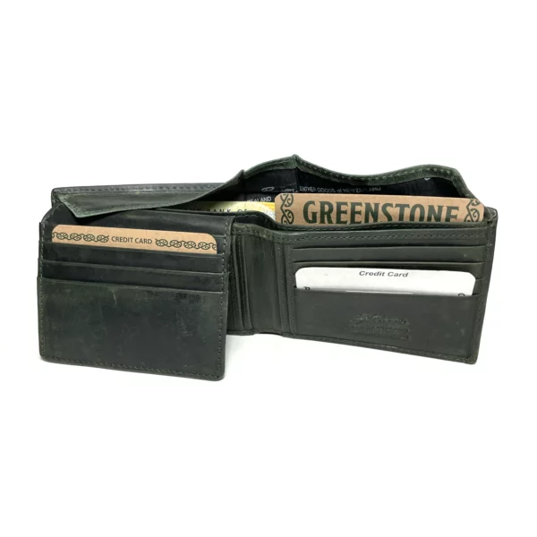 greenstone 2 fold id flap wallet 7