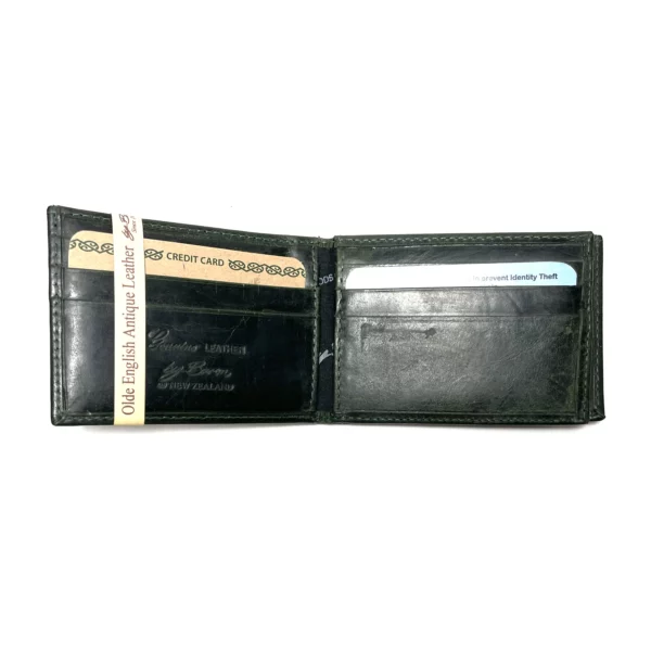greenstone leather wallet with coin pocket 2