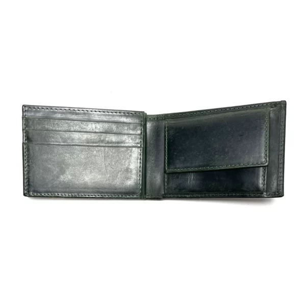 greenstone leather wallet with coin pocket 3