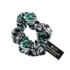 hair scrunchie maori design green