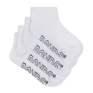 kids logo light quarter crew 4 pack white rxut4n