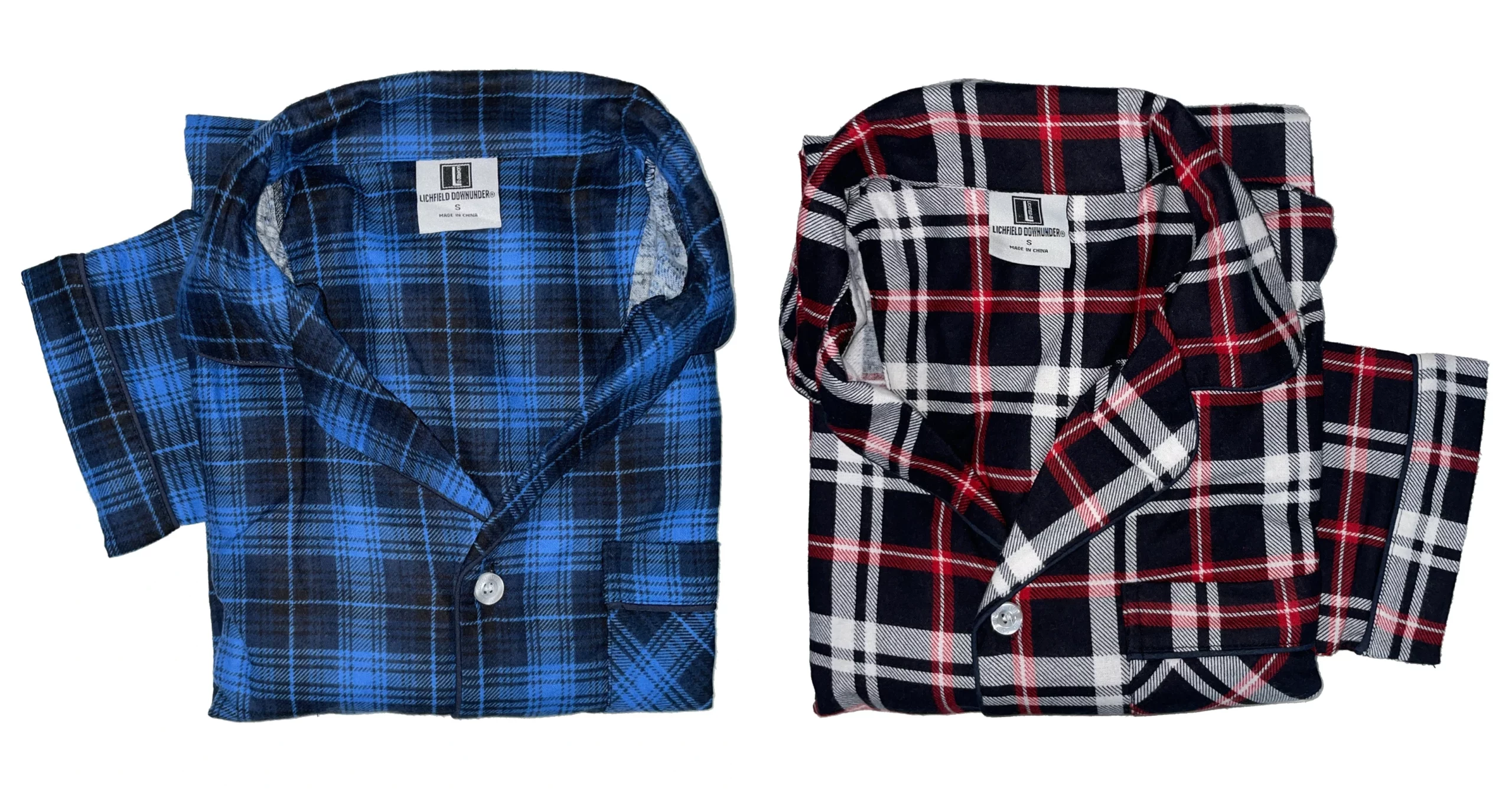 lichfield brushed cotton pyjamas top