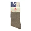 men's plain merino socks beige 1