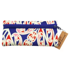 pencil case neoprene nz maori design 20cm