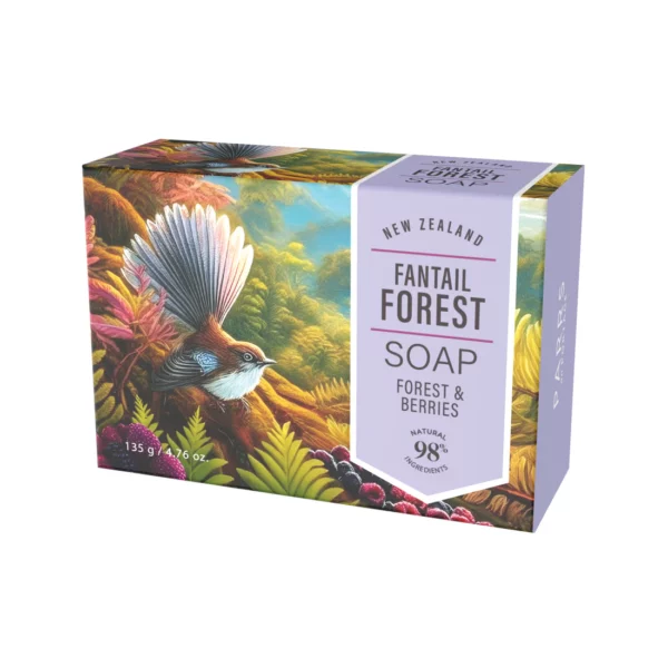 soap fantail forest 135g boxed