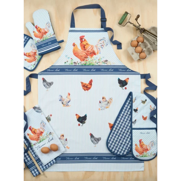 thomas cook apron navy white 2