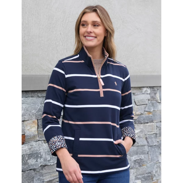 thomas cook matilda quarter zip rugby jersey 0