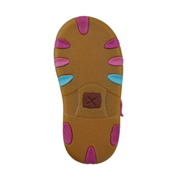 twisted x infant rainbow hair mocs 2