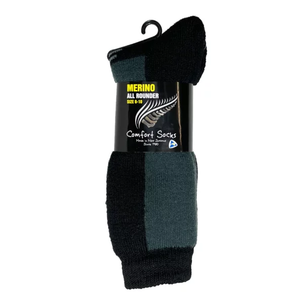 all rounder sock black 1