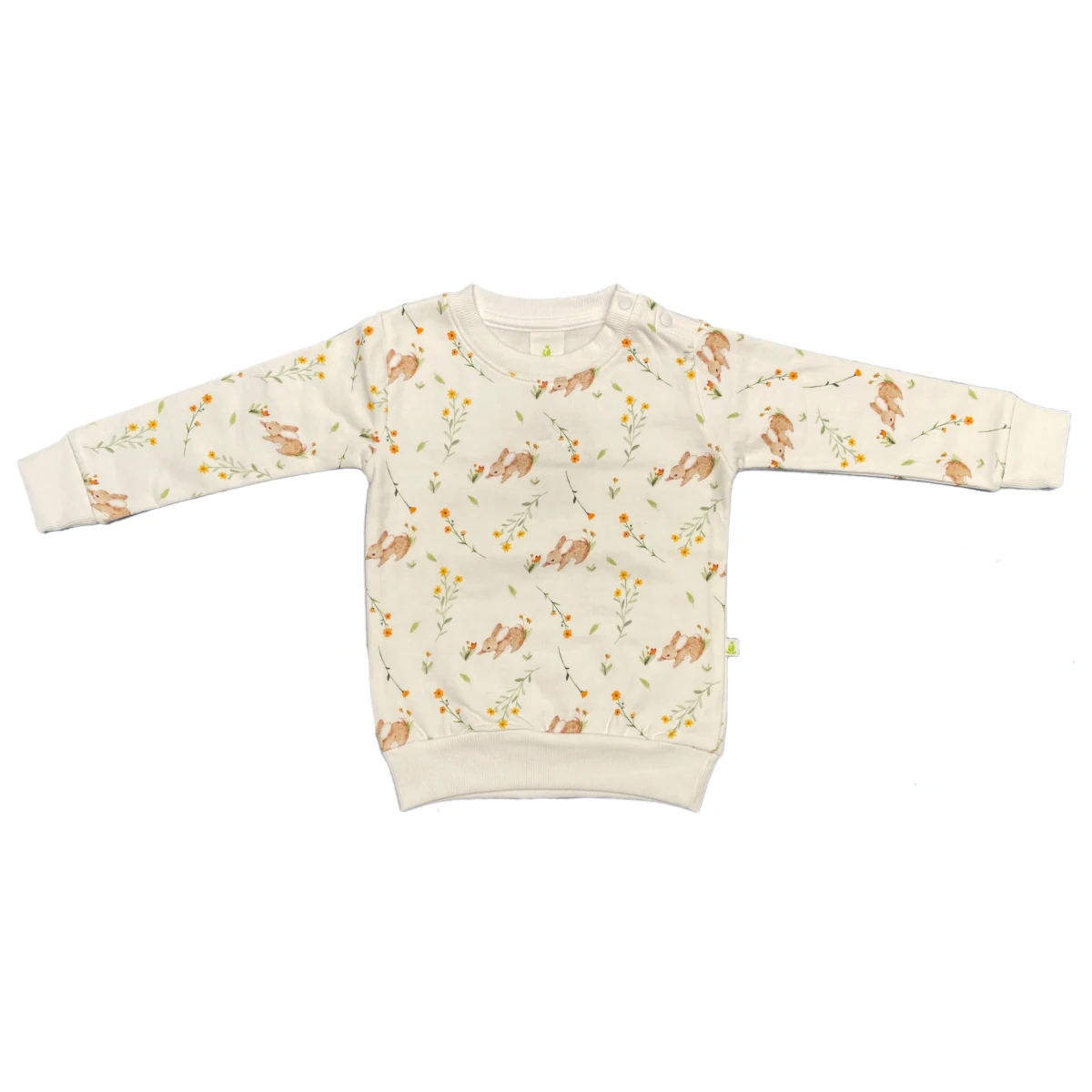 cotton fleece jumper bunny bloom
