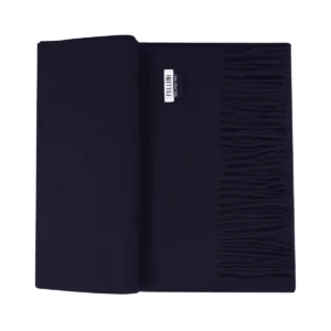 fellini wool scarf navy 1