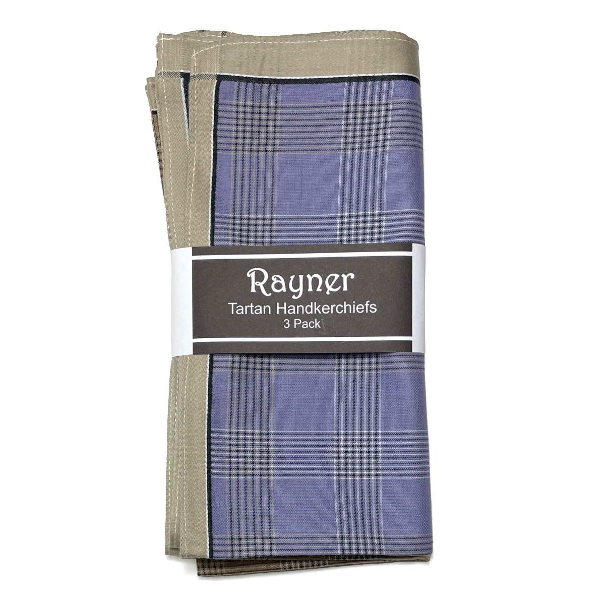 mens tartan handkerchief 3pk 1163e 01