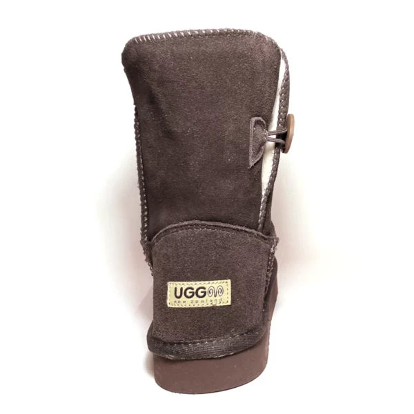 mi woolies button boot chocolate 5