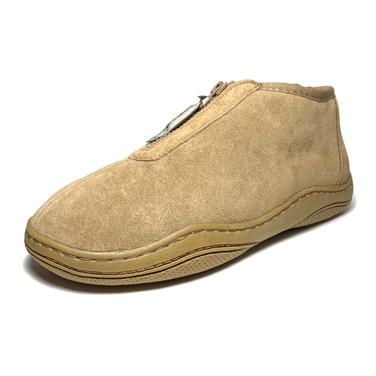 mi woollies dobson walnut zip slipper 1