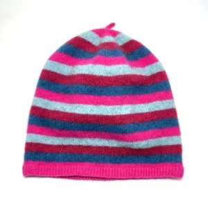 nx707 kids striped beanie peony 1