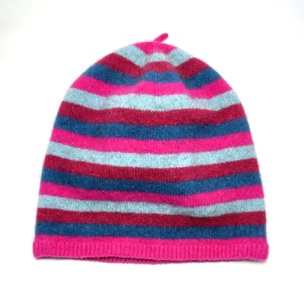 nx707 kids striped beanie peony 1