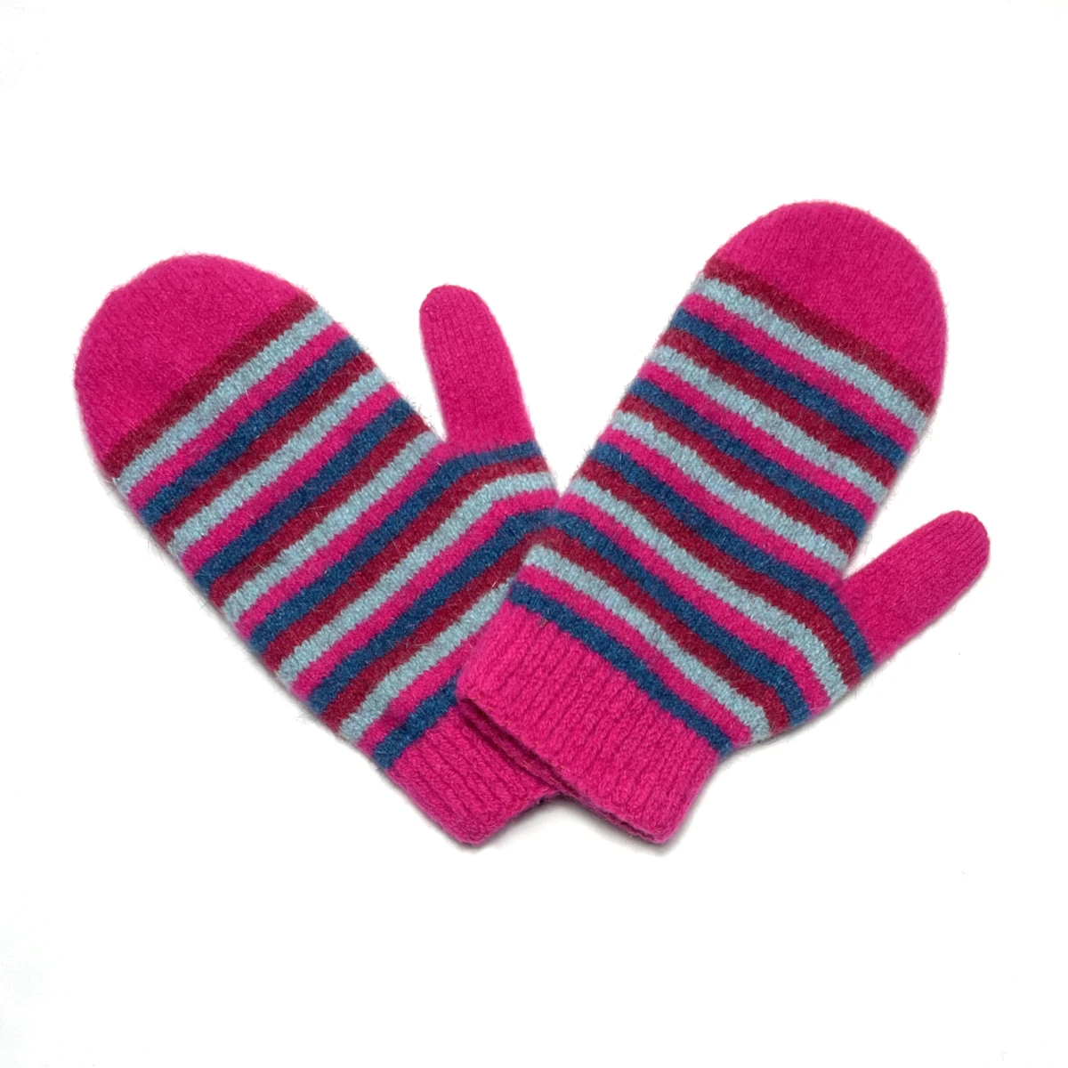 nx708 striped mittens peony 1