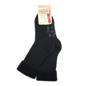 plain bed sock black
