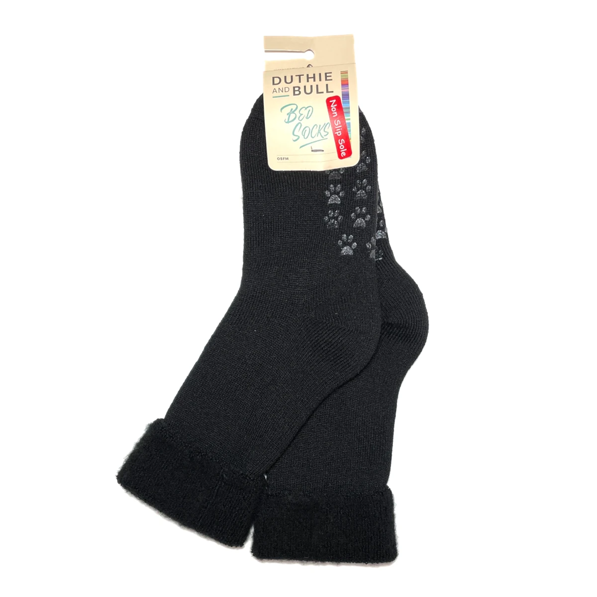plain bed sock black