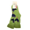 pukeko bed sock emerald