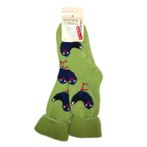 pukeko bed sock emerald