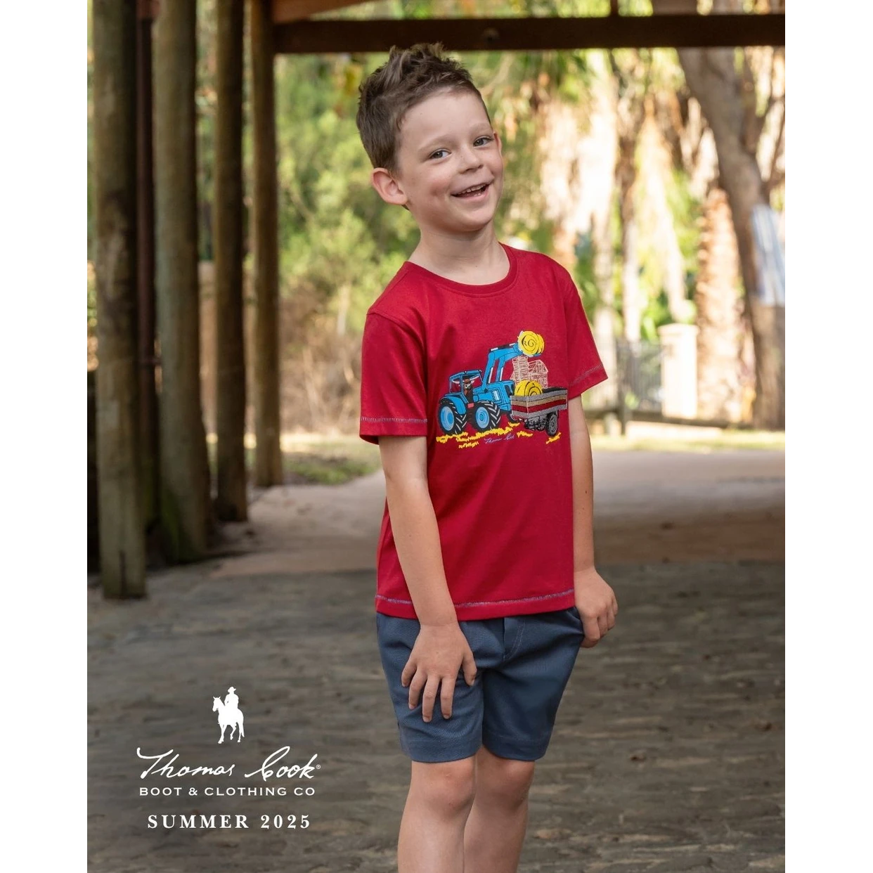 thomas cook boys nicholas tee red 1