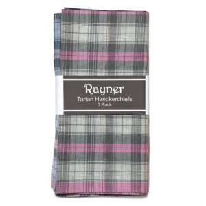 womens tartan handkerchief 3pk 1161a 1