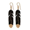919jw tribal earth earring feather 1
