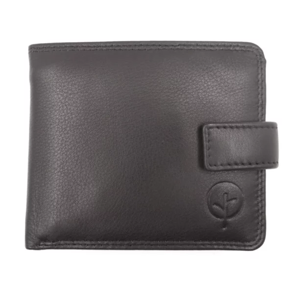 a13 second nature men's leather wallet black 1