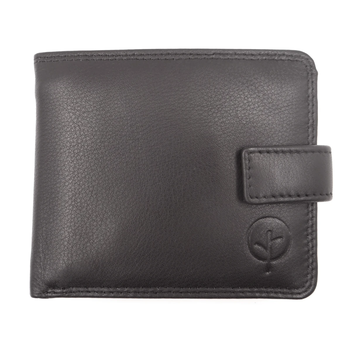 a13 second nature men's leather wallet black 1