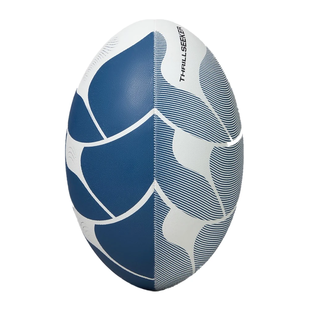 ccc thrillseeker rugby ball white blue 1