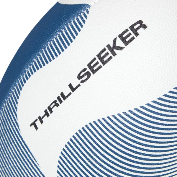 ccc thrillseeker rugby ball white blue 6